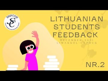 LITHUANIAN ERASMUS+ STUDENTS FEEDBACK. December, 2021 - Limassol, Cyprus